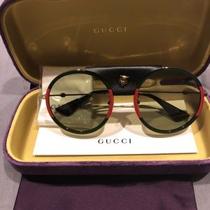 Authentic Gucci Aviator Sunglasses